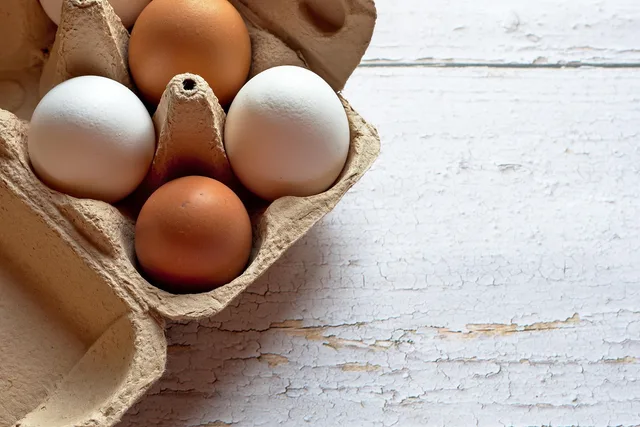 easter eggs, eggs, easter, food, chicken eggs, egg tray, organic, white eggs, brown eggs, packaging, close up, eggs, eggs, eggs, eggs, eggs. Packaging marketing promotion rules: prices, prize draws, QR codes
